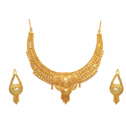 Dong Gurami 22K Gold Plated Necklace Set, 1120