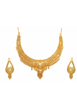 Dong Gurami 22K Gold Plated Necklace Set, 1120