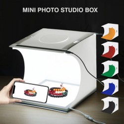 Mini Photo Studio Shooting Tent Box LED Photography Shadowless Bottom Light Lamp Panel Pad, BX2