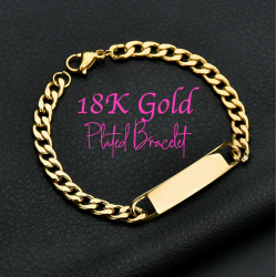 Royal Gold 18K Gold Plated Bracelet, RG89