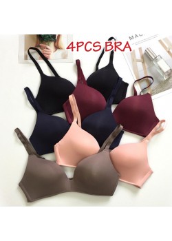 5 Pcs Women Bra Soft  Women Sexy Lingerie Fashion Adjusted Cup And Push Up Bra, CP005