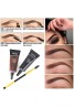 1 Set 2 Color Eyebrow Cream Mascara Gel Waterproof Eyebrow Gel With Brush Pro Makeup Eyebrow Enhancer Tint Cosmetics Beauty Tool, MS022