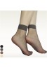 2 set Women Socks Transparent Ultra Thin Skin Color Socks, LS101