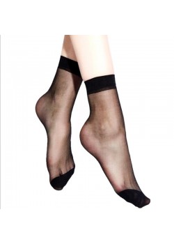 2 set Women Socks Transparent Ultra Thin Skin Color Socks, LS101