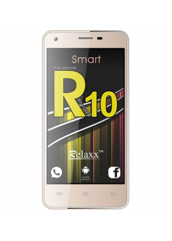 Relaxx R10 Smartphone, 4G Dual Sim, Dual Cam, 5" IPS, Gold