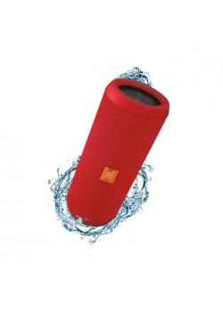 JBL Flip 3 Splashproof Portable Wireless Bluetooth Speaker with Built-In Powerbank, Red