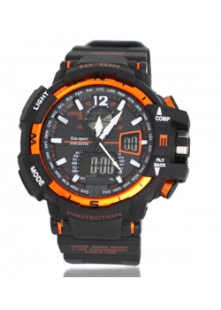 Eco Sport Dual Time Sports Watch For Men(1066)