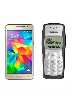 Buy 2 in 1 Bundle Offer, Samsung Galaxy Grand Prime Smartphone, Nokia 1100
