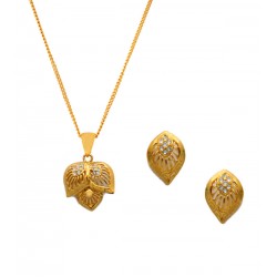 Milano 22k Gold Plated Necklace Set ML-503