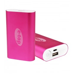 E-TOP 8800mAh Power Bank For Smartphones & Tablets (ET-203), Pink