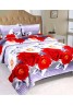 3D Double Bed Sheet, S13