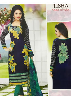 Tisha Cotton Printed Churidar Suits, T48004