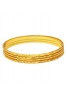 Nacre 4pc 18K Gold Plated Bangles 