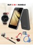 5 in 1 Bundle Offer, Kagoo s11 Smartphone, Yazole Watch, Selfie Stick, Headphone, Mobile Holder