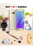 7 in 1 Bundle Offer, Kimfly Z31 Smartphone, Yazole Fashion Watch, Selfie Stick, Mp3 Player, Headphone, Nacre 4pc 18K Gold Plated Bangles, Mobile Holder