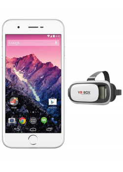 Gmango A6 Plus Smartphone, Silver, Free VR Box