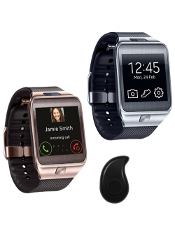3 in 1 Bundle Offer, 2 Hpc W8 Smart Watch, Invisible Bluetooth Headsets