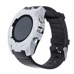 Zooni S5 Bluetooth Smart Watch Mobile, S5, Silver