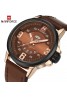 Naviforce Genuine Leather Band Watch For Men, NF9086M