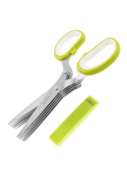 Multifunction Kitchen Stainless Steel Herb Scissors with 5 Blades, M5336