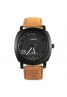 Curren Leather Band Watch For Men, 8139 Black Dial