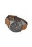 Curren Genuine Leather Band Watch For Men, M8158, Black Brown