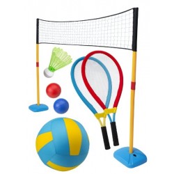 Outdoor 3 in 1 Tennis, Badminton, Volleyball Set, JC228A