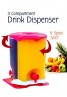 ATD 3 Compartment Drink Dispenser With Spin And Slide Out Feature, 30312