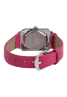 Omax Genuine Leather Band Watch For Women, CE0006, Pink