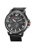 Curren Sports Leather Fashion Watch For Men, 8253, Black
