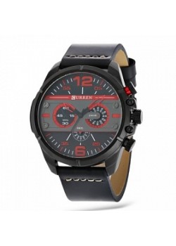 Curren Sports Leather Fashion Watch For Men, 8259