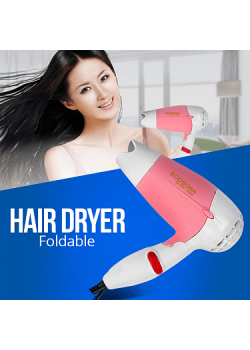 Ecosona Foldable Mini Hair Dryer 1000 Watts, ES2004